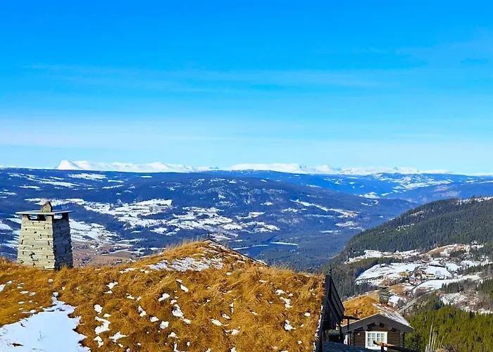 Дом отдыха Tommerhytte I Valdres Med Panoramautsikt Over Fjellene *